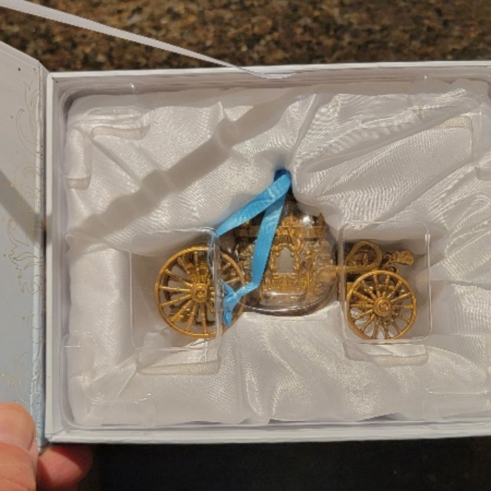 Disney Store Cinderella Coach Ornaments